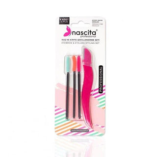 Nascita Eyebrow and Eyelash Shaping Set - Precision Tools for Grooming and Makeup | Mascara Brushes & Eyebrow Razor Nascita Eyebrow & Eyelash Shaping Set - Precision Grooming Tools eyebrow shaping, eyelash grooming, mascara brushes, eyebrow razor, beauty tools, grooming set, personal care, beauty products, makeup accessories, precision grooming, cosmetic tools