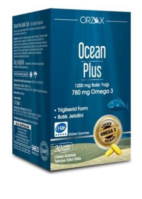 Ocean Plus Omega-3 Supplement - High Potency Fish Oil Capsules with 780mg Omega-3, EPA & DHA - IFOS 5-Star Certified, Le