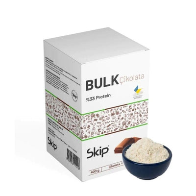 SKIP Chocolate Protein Powder & Complex Carb Supplement - High Protein for Muscle Recovery, 400g