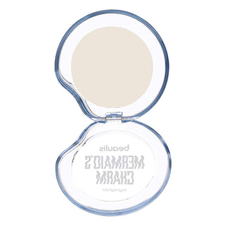 Beaulis Mermaid's Charm Highlighter: White Sands Illuminator for Shimmering, Glowing Skin Beaulis Mermaid Highlighter: White Sands Shimmer for Glowing Skin Beaulis highlighter, Mermaid highlighter, White Sands illuminator, Shimmer highlighter, Glowing skin makeup, highlighter, illuminator, makeup, mermaid makeup, shimmer, glow, radiant skin, finely textured, silky texture, beauty, cosmetics, face makeup, highlighting, White Sands, face illuminator, gifts for her, makeup lover, fantasy makeup, face shimmer, 