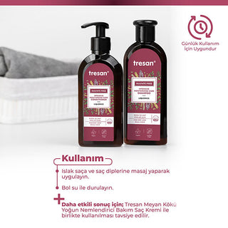 Tresan Sulfate-Free Shampoo with Licorice Root Extract - Moisturizing, Gentle, Natural Hair Care - 10.14 fl oz Tresan Sulfate-Free Shampoo for Moisturizing Hair sulfate-free shampoo, moisturizing shampoo, licorice root extract shampoo, natural hair care products, hydrating shampoo, gentle hair care, daily use shampoo, dry hair solution, damaged hair repair, oily hair balance, dandruff prevention, hair nourishment, soft hair, manageable hair