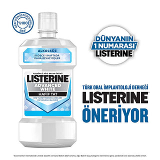 listerine advanced white mouthwash 250 ml bottle, listerine mouthwash advanced white pouring into a glass, listerine advanced white mouthwash close-up view Listerine Advanced White Mouthwash - Effective Teeth Whitening for Oral Health | 250 ml Listerine Advanced White Mouthwash - 250 ml listerine, mouthwash, teeth-whitening, oral-health, whitening-mouthwash, alcohol-based, breath-freshener, dental-care, fluoride, ai-generated