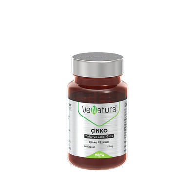 VeNatura Zinc Dietary Supplement - 60 Capsules for Immune System Support