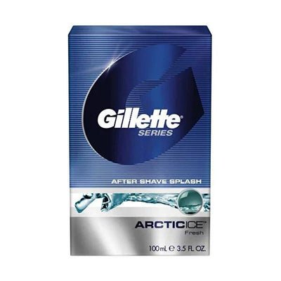 Gillette Arctic Ice Aftershave Lotion - Soothing, Moisturizing Post Shave Balm for Men's Grooming - 3.38 fl oz