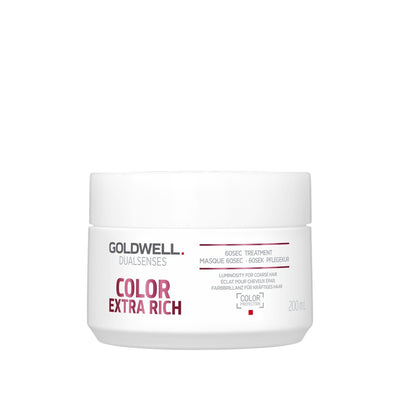 Goldwell Dualsenses Color Extra Rich 60Sec Hair Mask - Color Protecting, Nourishing Treatment for Vibrant Colored Hair