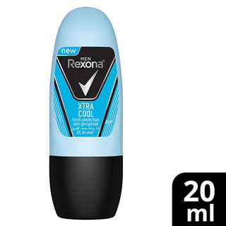 Rexona Men Xtra Cool Mini Roll On Deodorant for Men - 48 Hour Protection, Travel Size