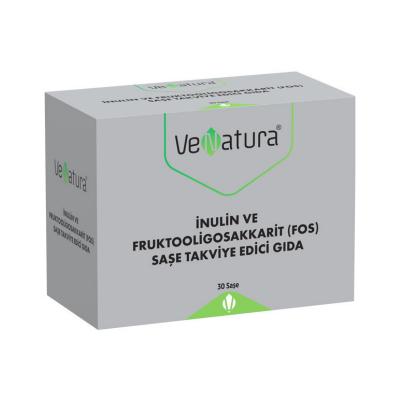 VeNatura Prebiotic Supplement - Inulin & Fructooligosaccharide (FOS) for Digestive Health Support, 30 Sachets
