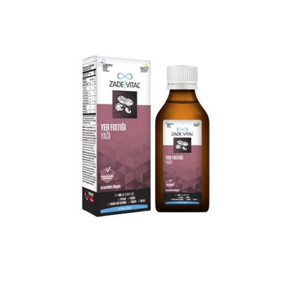 Zade Vital Peanut Oil 150ml: Natural Cooking Oil for Frying, Cholesterol-Free & High in Monounsaturated Fats - Healthy &