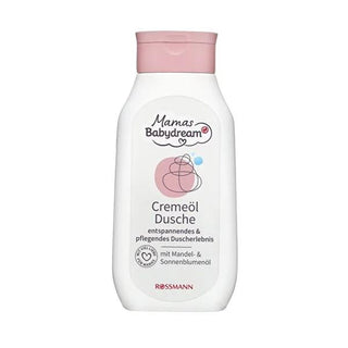 Babydream: Creamy Shower Gel for Moms with Almond Oil - Gentle, Dye-Free, and Moisturizing for Sensitive Skin (6.76 fl oz) Babydream Creamy Shower Gel: Almond Oil, Gentle & Moisturizing creamy shower gel, shower gel for mothers, moisturizing shower gel, almond oil shower gel, gentle skin cleanser, dye-free shower gel, sensitive skin shower gel, natural shower gel,  babydream shower gel, milk protein shower gel, shower gel, body wash, bath products, skincare, natural oils, almond oil, sunflower oil, sensitiv