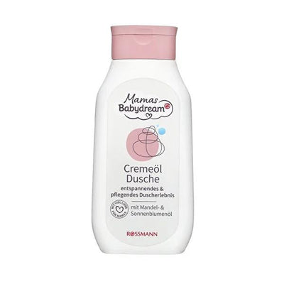 Babydream: Creamy Shower Gel for Moms with Almond Oil - Gentle, Dye-Free, and Moisturizing for Sensitive Skin (6.76 fl o