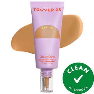SunnyDays SPF 30 Tinted Sunscreen Foundation - Vegan, Gluten-Free, Cruelty-Free Makeup with Natural Finish SunnyDays SPF 30 Tinted Foundation - Vegan & Cruelty-Free tinted sunscreen foundation, SPF 30 sunscreen, natural finish foundation, vegan cosmetics, gluten-free skincare, cruelty-free beauty products, makeup for sensitive skin, sun protection, ethical beauty, skincare makeup hybrid, liquid foundation, non-nano zinc oxide, pricky pear extract, white sage extract, fragrance-free makeup, non-greasy founda