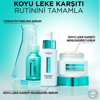 Loreal Paris Bright Reveal Niacinamide Dark Spot Serum - Anti-dark Spot, Non-comedogenic Skincare for Hyperpigmentation Loreal Paris Bright Reveal Niacinamide Dark Spot Serum Niacinamide Dark Spot Serum, Loreal Paris Bright Reveal, Anti-dark spot serum, Skincare for hyperpigmentation, Non-comedogenic skincare, Dark spot treatment, Hyperpigmentation solution, Serum for acne-prone skin, Brightening serum, Skincare routine, Dermatologically tested, Cruelty-free, Brightening skincare products