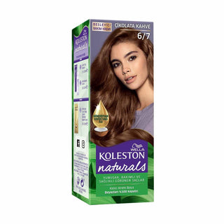 wella koleston naturals hair color packaging, wella koleston naturals chocolate brown application, wella koleston naturals ingredients, before and after using wella koleston naturals hair color Wella Koleston Naturals Hair Color - 6/7 Chocolate Brown for Women & Teenagers | 1.69 fl. oz. Wella Koleston Naturals 6/7 Chocolate Brown Hair Color wella, hair-color, chocolate-brown, koleston-naturals, hair-dye, coconut-oil, women, teenagers, ai-generated, coloring