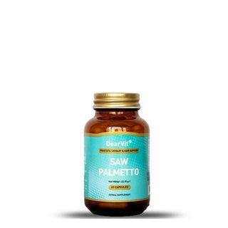 Dearvit Saw Palmetto Herbal Extract Supplement 60 Capsules