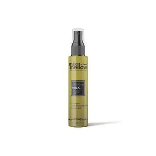 mix mellow milk hair detangler spray front view, mix mellow milk hair detangler spray back view Mix Mellow Milk Hair Detangler Spray - 300 ml Mix Mellow Milk Hair Detangler Spray - 300 ml mix, hair-detangler, hair-care, moisturizing-spray, easy-combing, healthy-hair, bright-hair, detangling-spray, natural-ingredients, ai-generated