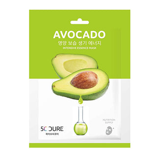 5C Cure Avocado Korea Face Mask 25ml - Hydrating & Nourishing