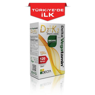 Delta Vegatamin D3 + K2 Spray & Drops 20 ml