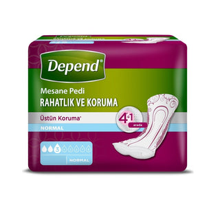 Depend Women's Bladder Pads Regular 8-Piece