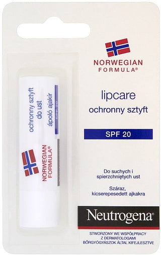 Neutrogena Lip Care Cream SPF 20 - Moisturizing Lip Balm for Dry, Chapped Lips