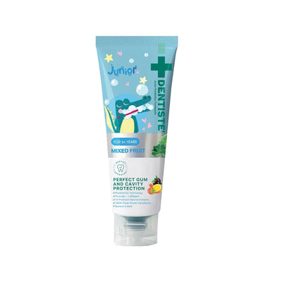 Dentiste Kids Mix Fruit Toothpaste for Children Aged 6+ - 60g, Oral Hygiene & Fun Brushing
