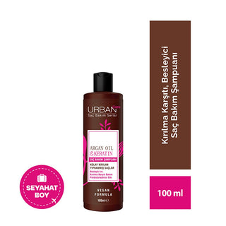 Urban Care Argan Oil & Keratin Shampoo: Repair & Strengthen Damaged Hair, Anti-Breakage, Vegan Formula, Sulfate-Free - 3.38 fl oz Urban Care Argan Oil Shampoo: Repair Damaged Hair & Reduce Breakage argan oil shampoo, keratin shampoo, anti-breakage shampoo, vegan hair shampoo, hair repair shampoo, shampoo for damaged hair, argan oil and keratin shampoo, sulfate free shampoo, hair shampoo, argan oil, plant-based keratin, anti-breakage formula, nourishing formula, vegan formula, silicone-free, damaged hair, br