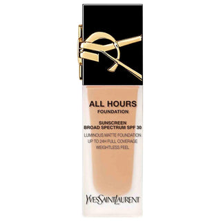 All Hours - 24H Longwear Liquid Foundation with Hyaluronic Acid & SPF 30 - Matte Finish, Waterproof & Transfer Proof All Hours 24H Longwear Liquid Foundation - Matte Finish & Skincare long-lasting liquid foundation, matte finish foundation, SPF 30 foundation, hyaluronic acid foundation, waterproof makeup, liquid foundation, full coverage foundation, skincare foundation, 24H longwear, transfer proof makeup, heat resistant foundation, normal skin foundation, dry skin foundation, combination skin foundation, o