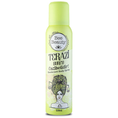 Bee Beauty Terazi Women's Deodorant Spray 150ml - Energizing Fragrance, Long-Lasting Protection