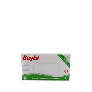 Beybi Latex Powdered Examination Gloves Large - Bulk Pack of 100, Medical Professionals, Protective Gloves, Hygiene Supplies Beybi Latex Powdered Examination Gloves - Bulk Pack of 100 latex examination gloves, powdered gloves, medical gloves bulk, large size gloves, examination grade gloves, medical professionals, protective gloves, hygiene supplies, healthcare facilities, bulk supplies, latex material, powdered for easy donning, examination quality gloves
