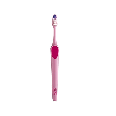 Tepe Manual Toothbrush Nova Extra Soft Pink - Gentle on Gums and Teeth, Ergonomic Handle, Sensitive Teeth Care