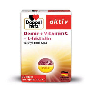 Doppelherz Active Iron + Vitamin C + L-histidine 30 Tablets