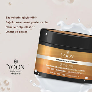Yoon Keratin Hair Mask with Hyaluronic Acid - Intensive Repair & Nourishment for Damaged Hair, Vegan & Cruelty-Free Yoon Keratin Hair Mask - Intensive Repair for Damaged Hair Keratin Hair Mask, Hyaluronic Acid Hair Care, Vegan Hair Products, Intensive Hair Repair, K-beauty Hair Mask, Hair Care, Hair Mask, Nourishing Hair Products, Cruelty-Free Beauty, Damaged Hair Repair, Hair Care Routine, Salon Quality Hair Care, Ethical Beauty Products
