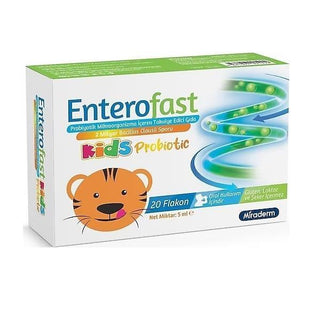 Miraderm Enterofast Kids Probiotic Supplement for Kids - Supports Gut Health, Gluten-Free, 20 Single-Use Vials Miraderm Enterofast Kids Probiotic - Supports Gut Health probiotic supplement for kids, children's gut health, Bacillus Clausii probiotic, gluten-free probiotic, lactose-free probiotic, sugar-free probiotic, kids health, digestive health, immune system support, single-use vials, travel friendly, gut health support, healthy digestion, Miraderm Enterofast Kids Probiotic