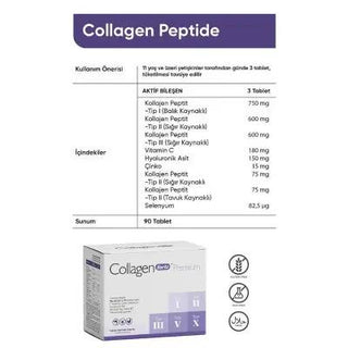Collagen Forte Collagen Supplement 1500mg - Premium Hydrolyzed Collagen Pepti...