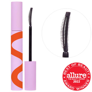 MakeWaves Vegan Lengthening + Volumizing Mascara for Sensitive Eyes - Waterproof, Cruelty-Free MakeWaves Vegan Mascara for Sensitive Eyes vegan mascara, sensitive eyes cosmetics, lengthening and volumizing mascara, clean beauty products, cruelty-free makeup, water-resistant mascara, vegan beauty, non-toxic cosmetics, eye makeup, mascara, volumizing mascara, lengthening mascara, Aquaflex Technology, Castor Oil Blend, triple-wave wand, ophthalmologist tested, contact lens safe