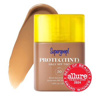 Protec(tint) Daily SPF Tint SPF 50 Sunscreen - Lightweight, Buildable Coverage with Ectoin Protec(tint) SPF 50 Tinted Sunscreen - Natural, Buildable Coverage Tinted Sunscreen, SPF 50, Daily Sun Protection, Lightweight Coverage, Natural Finish Sunscreen, Ectoin Sunscreen, Skincare-Infused Makeup, Makeup, Face Makeup, Tinted Moisturizer, Sun Protection, Cosmetic Sunscreen, Liquid Sunscreen, Broad-Spectrum Sunscreen, Anti-Aging Sunscreen, Skin Health, Pollution Protection, Blue Light Protection, Hyaluronic Aci