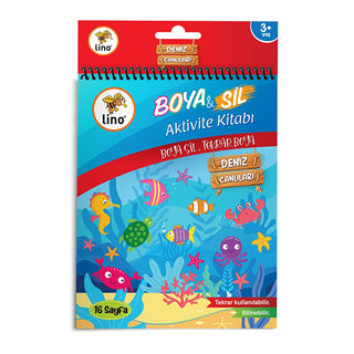 Lino Boya Reusable Underwater Adventure Coloring Book for Kids - Erasable, Washable, & Sustainable Fun! Lino Boya Reusable Kids Coloring Book - Washable & Erasable! reusable coloring book, erasable activity book, children's coloring book, wipe clean coloring book, kids activity book, sustainable kids toys, washable coloring book, Lino Boya coloring book, coloring book, kids activity, activity book, washable coloring, erasable coloring, sustainable toys, childrens activity, kids coloring, drawing book, under