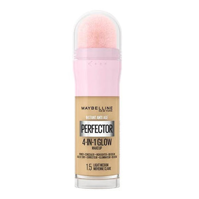 Maybelline Instant Perfector Glow 4-in-1 Foundation Makeup - Lightweight, Radiant Finish, Smooth Coverage
