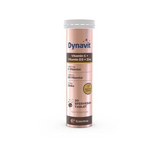 Dynavit D + C + Zinc 20 Effervescent Tablets