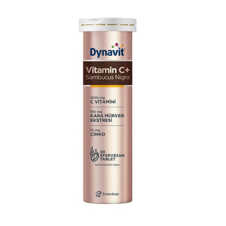 Dynavit Vitamin C + Sambucus Nigra 20 Effervescent Tablets
