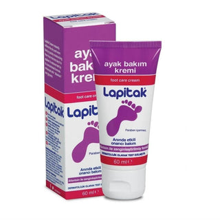 Lapitak Foot Care Cream 60ml - Intensely Moisturizing & Repairing Dry Feet Lapitak Foot Care Cream - Moisturize & Repair Dry Feet Foot care cream, Dry foot repair, Moisturizing foot cream, Allantoin foot cream, Foot hydration, Foot moisturizer, Dry skin repair, Cracked heel cream, Intensive foot care, Foot nourishment
