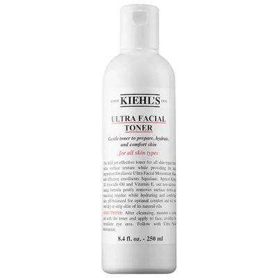 Kiehl's Ultra Facial Toner - Hydrating Toner for Dry Skin, Balances & Softens with Apricot Kernel Oil, Squalane & Avocad