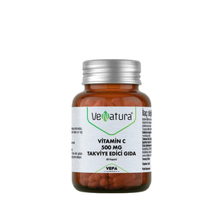 VeNatura Vitamin C 500 MG Dietary Supplement - 60 Capsules for Immune System Support VeNatura Vitamin C 500 MG - Boost Immune System Vitamin C Supplement, Dietary Supplement, Immune System Support, VeNatura Vitamin C, 500 MG Vitamin C Capsules, Health Supplements, Immune Boost, Vitamin C Deficiency, Health and Wellness, Supplement for Adults, Immune System Boosters