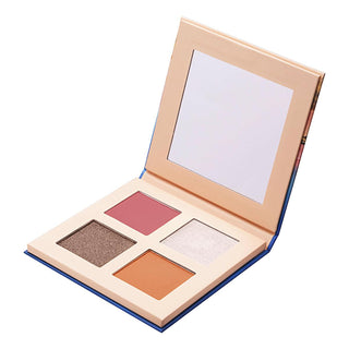 beaulys fun face spirit palette luminous play front view, beaulys fun face spirit palette luminous play colors, beaulys fun face spirit palette luminous play swatches Beaulis Fun Face Spirit Palette 903 - Luminous Play | Enhances All Skin Tones Beaulis Fun Face Spirit Palette - Luminous Play beaulys, face-pallete, luminous-play, blush, highlighter, bronzer, makeup, beauty, cosmetics, ai-generated