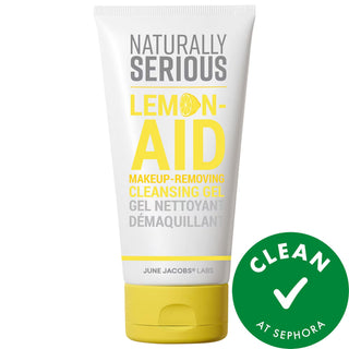 Lemon-Aid Makeup-Removing Cleansing Gel - Natural, Vitamin C-Rich Skincare for Normal to Oily Skin Types Lemon-Aid Makeup Removing Gel - Vitamin C Skincare makeup removing gel, cleansing gel, vitamin C skincare, natural skincare, lemon-derived ingredients, skincare for normal skin, skincare for oily skin, gluten-free skincare, cruelty-free skincare, recyclable packaging, skincare routine, makeup removal, skin clarification, antioxidant skincare