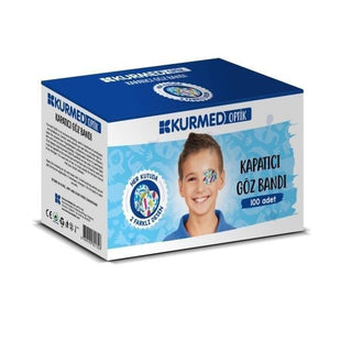 Kurmed Eye Patch for Amblyopia and Strabismus Treatment - Hypoallergenic, 100 Count Kurmed Eye Patch for Amblyopia & Strabismus - 100 Count Eye patch, Amblyopia treatment, Strabismus treatment, Hypoallergenic eye patch, Children's eye care, Vision correction, Pediatric eye care, Eye care products, Medical adhesive patches, Breathable eye patch, Comfortable eye patch, Easy to apply eye patch