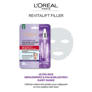 Loreal Paris Revitalift Filler Hyaluronic Acid Paper Mask