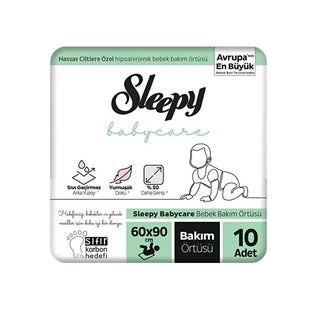 Sleepy Baby Care Mat 10 Pack - Waterproof and Hygienic | Extra Large