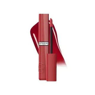 L'Oreal Paris Infaillible Drunk in Rose Liquid Lipstick - Long Lasting, High Shine, Vibrant Red Liquid Lipstick L'Oreal Infaillible Liquid Lipstick - Long Lasting, High Shine liquid lipstick, glossy lipstick, long lasting lipstick, high shine lipstick, pigmented lipstick, red liquid lipstick, vibrant lip color, Loreal lipstick, Drunk in Rose lipstick, Loreal Infaillible lipstick, Loreal Infaillible Laque Resistance, lip color, makeup, cosmetics, beauty, long-wear lipstick, high-pigment, glossy finish, easy 