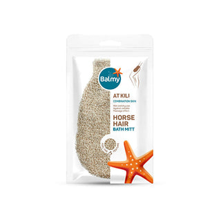 Natural Horsehair Bath & Massage Glove - Anti-Cellulite | 100% Cotton