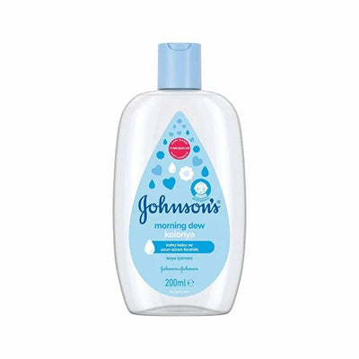 Johnson's Baby Cologne Morning Dew 200ml - Gentle Baby Care for Sensitive Skin